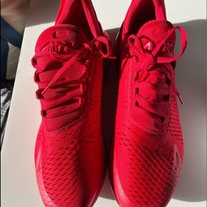 Nike Air Max 270 has been worn a few times. Still plenty of life left in them